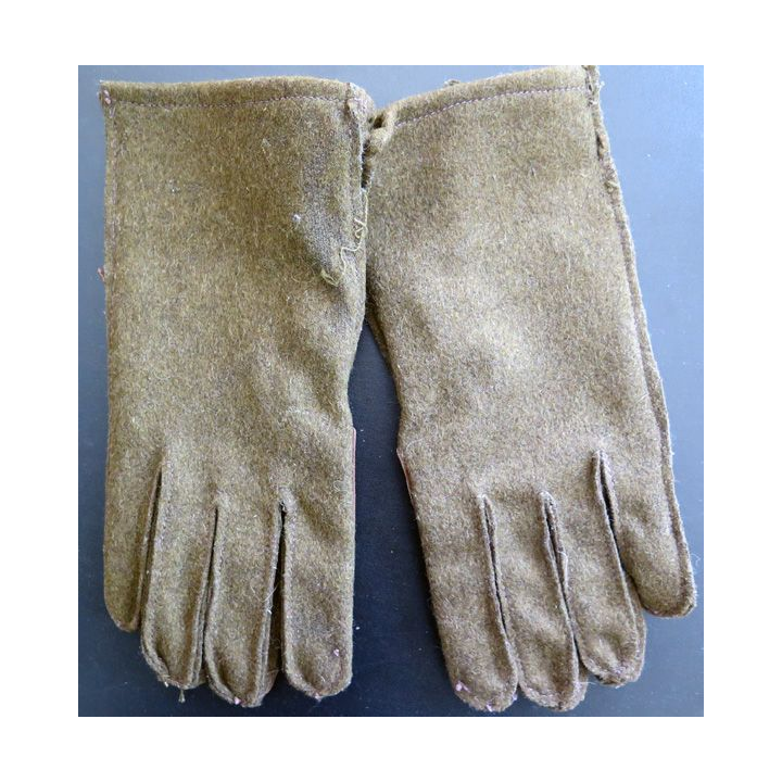 Paire de gants paume cuir Gromer 8 1/2