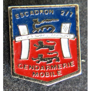 Pin's escadron 2 / 7 gendarmerie mobile