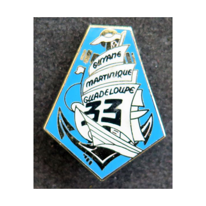 33° RIMA : pin's du 33° régiment d'infanterie de marine