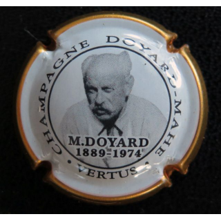 Capsule Muselet de bouteille de champagne DOYARD-MAHE n° 4 contour or foncé