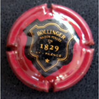Capsule Muselet de bouteille de champagne Bollinger n° 43 Bordeaux