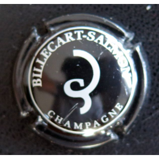 Capsule Muselet de champagne Billecart-Salmon n° 52 noir et argent