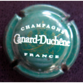 Capsule Muselet de bouteille de champagne CANARD-DUCHENE n° 74a vert lettres moyennes