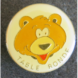 Pin's Ours table ronde Parkson