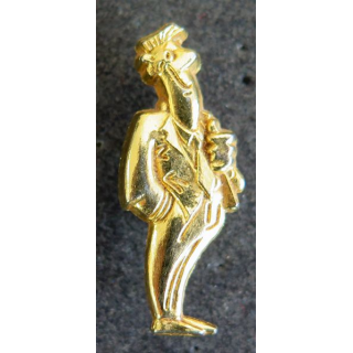 Pin's BD personnage doré de hauteur 3,5 cm