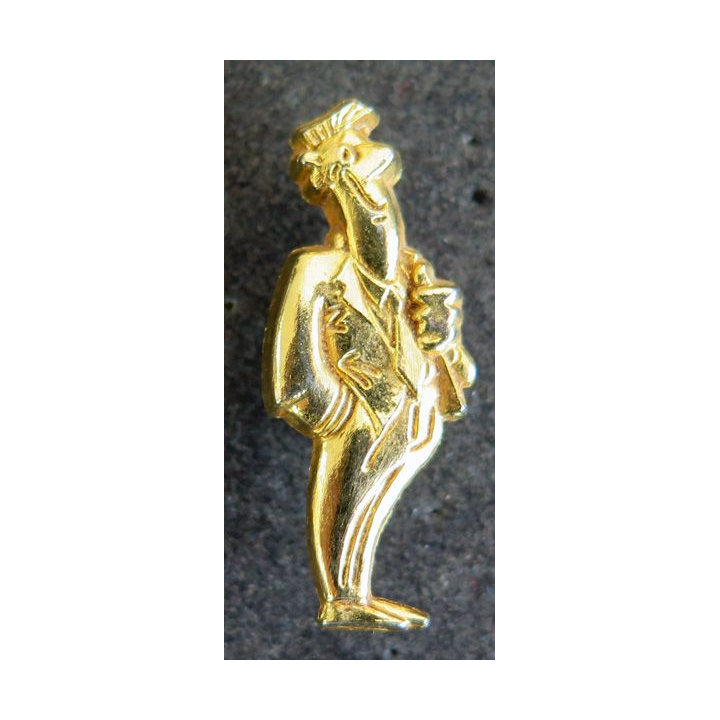 Pin's BD personnage doré de hauteur 3,5 cm