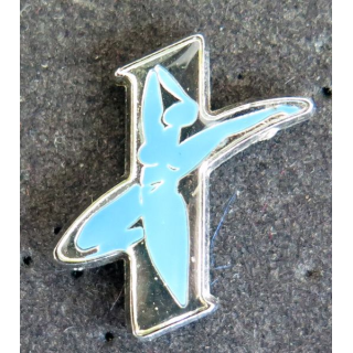 Pin's danseuse en forme d'avion