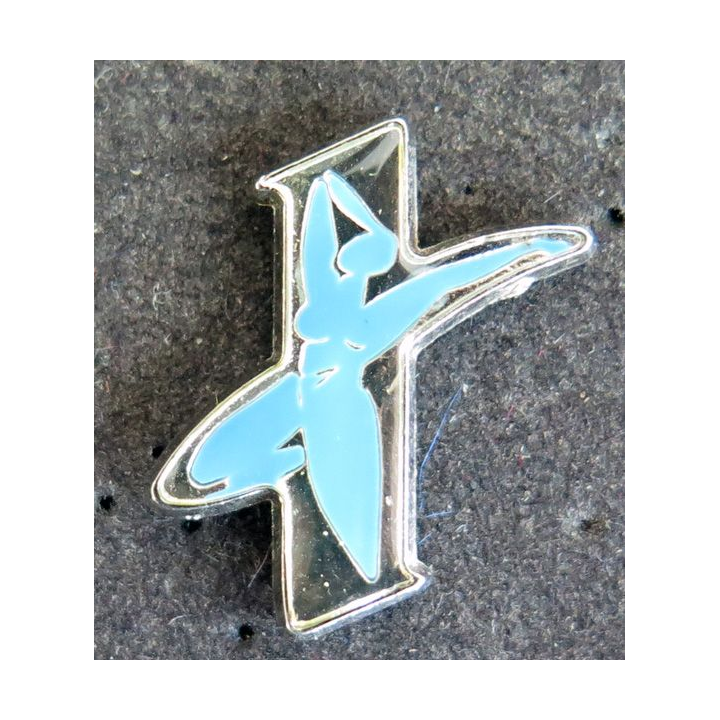 Pin's danseuse en forme d'avion