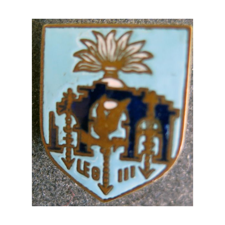 ÉCU de la 10° légion ter de gendarmerie départementale à Constantine de fabrication A.B en émail