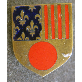 ECU de Gendarmerie : 9° légion bis de gendarmerie départementale  A.B (Arthus Bertrand) émail