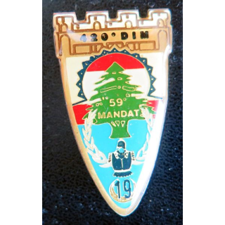 19° RG : 19°régiment du génie 420° DIM 59° Mandat fabrication locale liban