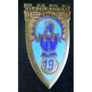 19° RG : 19° régiment du Génie OFSI Paris  159 Grie  de Valois en émail