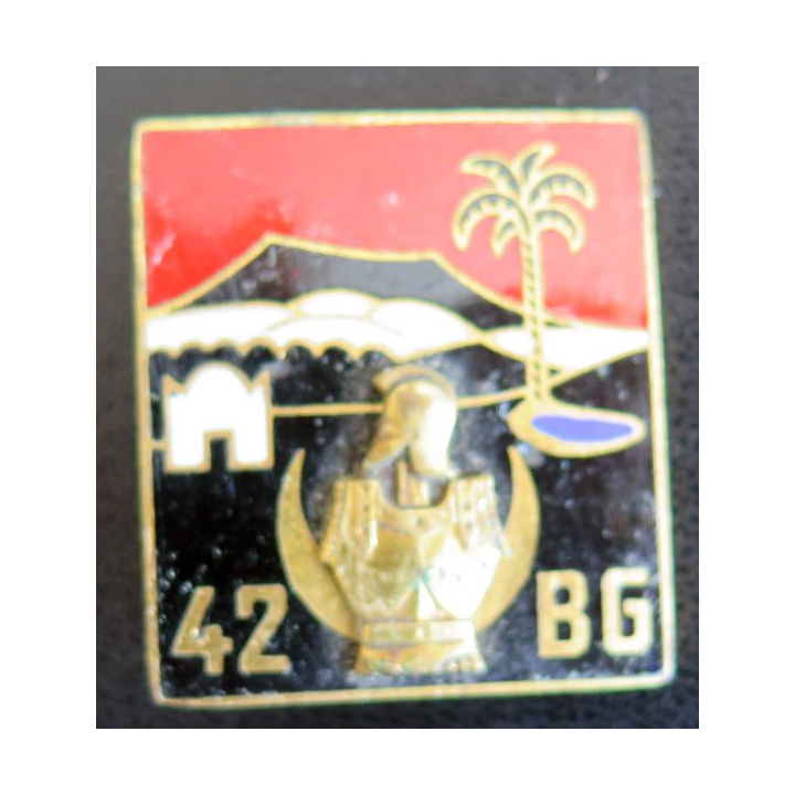 42° BG : 42° Bataillon du génie Drago G. 1696 en émail