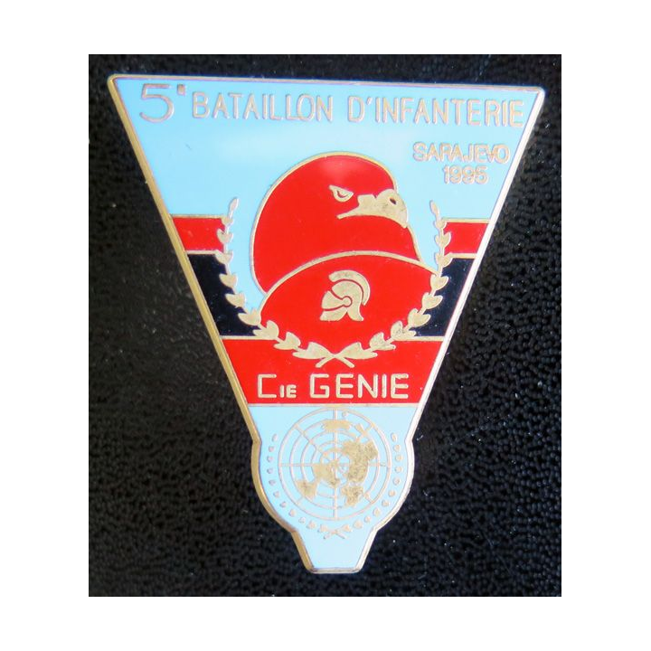 34° RG : Compagnie du Génie du 5° bataillon d'Infanterie SARAJEVO 1995 Drago