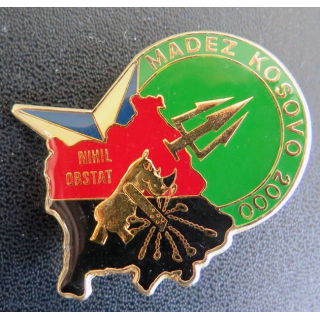 1° RG : 1° Régiment du génie  NIHIL OBSTAT MADEZ KOSOVO 2000