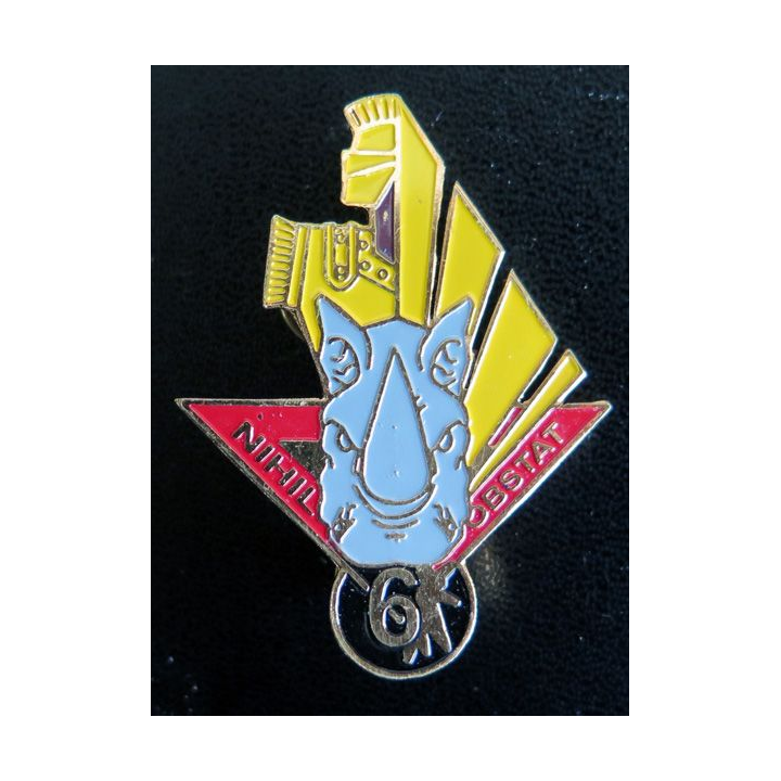 1° RG : 1° Régiment du génie  NIHIL OBSTAT 6 Rhinocéros fabrication locale