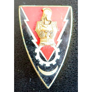 972° CEM : 972° compagnie d'électro-mécaniciens Drago G. 1692 en émail