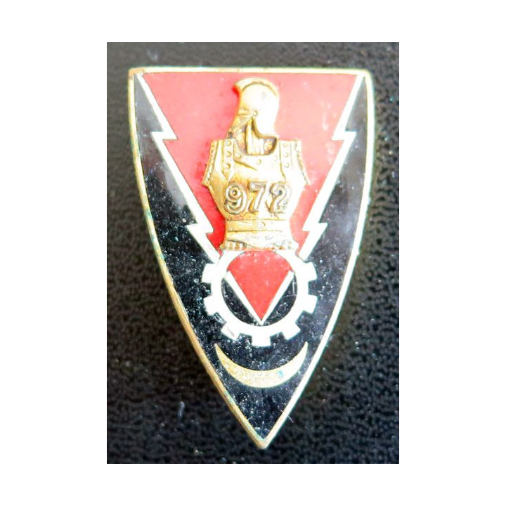 972° CEM : 972° compagnie d'électro-mécaniciens Drago G. 1692 en émail