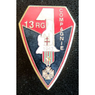 13° RG : 13° RÉGIMENT DU GÉNIE 1° COMPAGNIE
