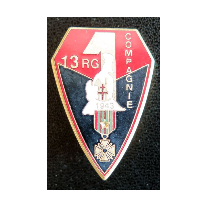 13° RG : 13° RÉGIMENT DU GÉNIE 1° COMPAGNIE
