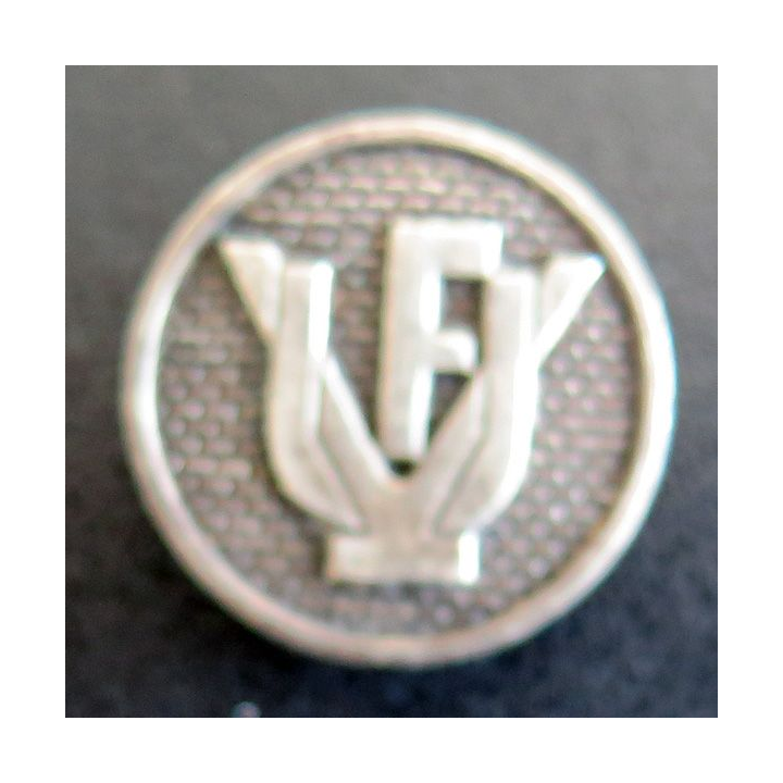 UVF : Insigne métallique en réduction politique communiste français 20 mm Mourgeon Paris