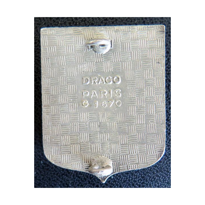 CPCI N° 1 : insigne métallique du centre perfectionnement cadres infanterie N° 1 fabrication Drago G. 1670