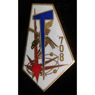 708° BGE : 708° Bataillon de Guerre électronique Drago G. 2156 en émail