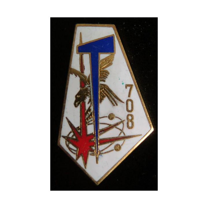 708° BGE : 708° Bataillon de Guerre électronique Drago G. 2156 en émail