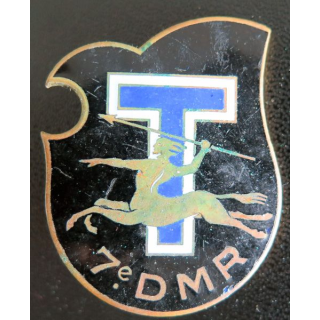Trans 7° DMR : transmission de la 7° division mécanique rapide de fabrication Drago Paris G. 1206 en émail