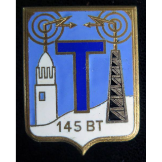 145° BT : 145° bataillon de transmissions Drago Paris G. 1607 en émail