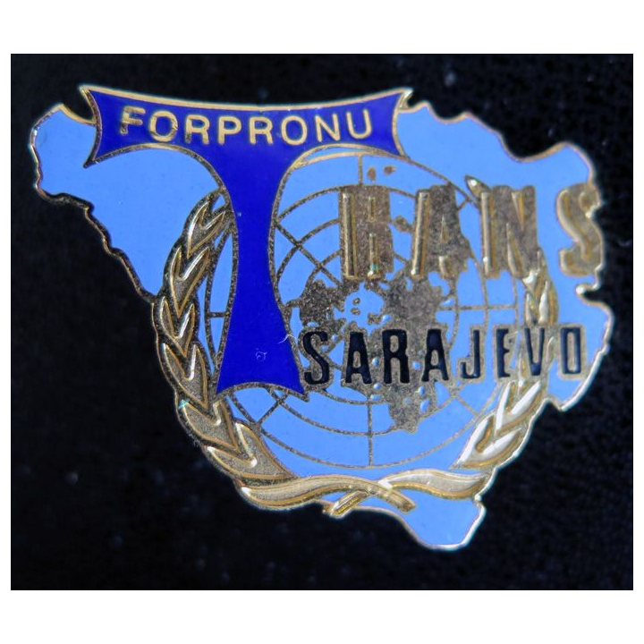 TRANS : Transmissions de la Forpronu à Sarajevo 1° Mandat Destrée 1° tirage