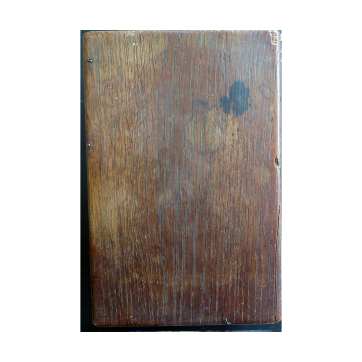 Boite en bois des années 1960 pour rangement de cartes postales 14 x 21 x 21,5 cm