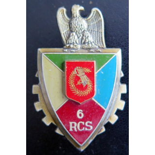 6° RCS : 6° régiment de commandement et de soutien de fabrication Delsart Sens, en relief