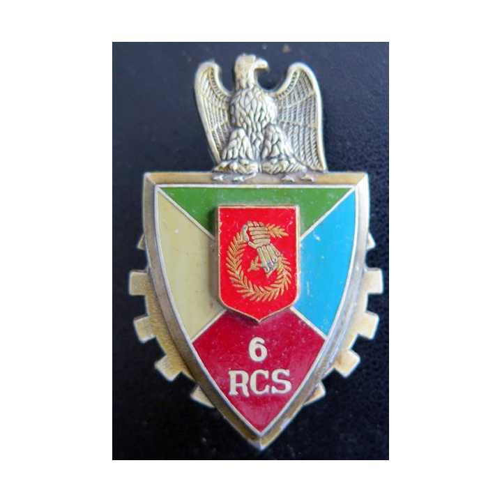 6° RCS : 6° régiment de commandement et de soutien de fabrication Delsart Sens, en relief