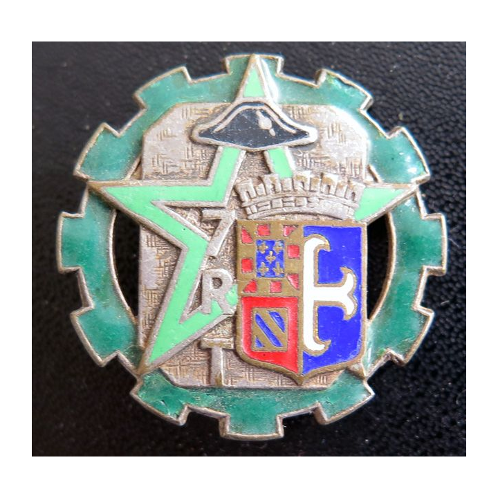 7° RT : 7° régiment du train de fabrication drago Paris G. 1598.avec éclats d'émail (L225)