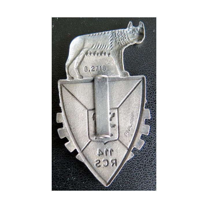 114° RCS : 114° régiment de commandement et de soutien FIA G. 2718 en émail 