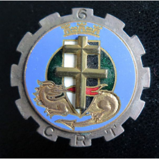 6° CRT : 6° Cie Régionale du Train DRAGO PARIS croix de Lorraine en relief