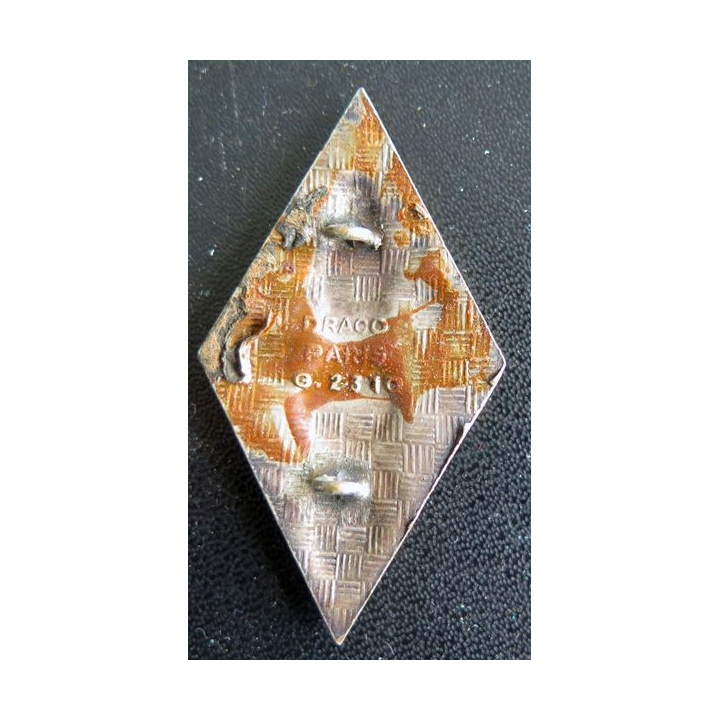 402° BCS : Insigne métallique du 402° bataillon de commandement et des services de fabrication Drago Paris G. 2310 en émail
