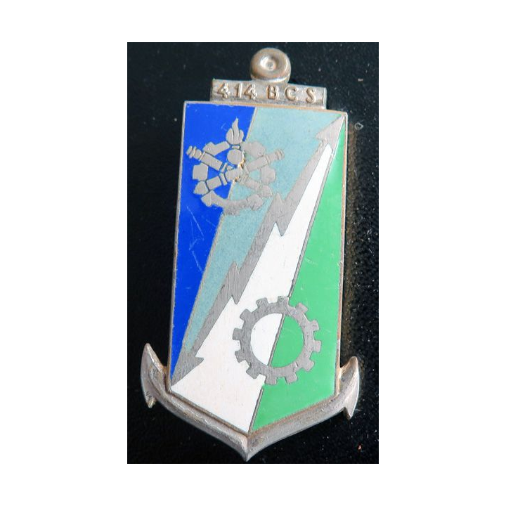 414° BCS : 414° Bataillon de Commandement et Services Arthus Bertrand G. 2306 en émai