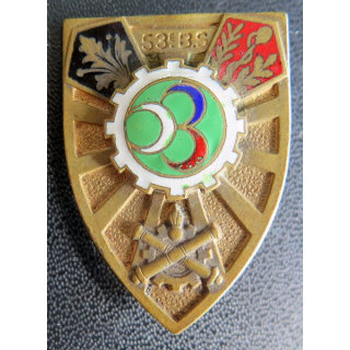 Insigne métallique du 53° bataillon des services Drago G. 1716