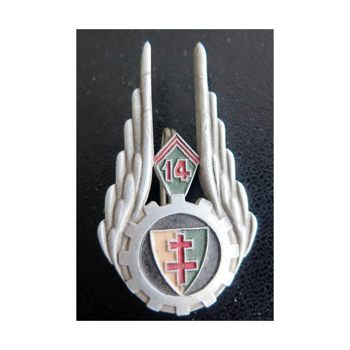14° CDT : 14° cie divisionaire du train Augis Lyon aluminium peint (L 119)