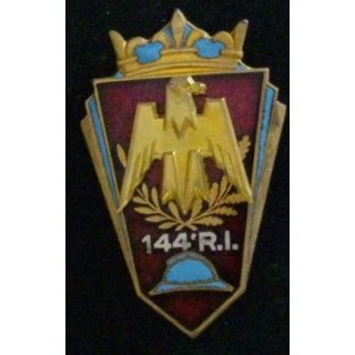 144° RI : 144° RÉGIMENT D'INFANTERIE (ÉMAIL)