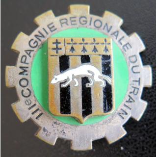 III° CRT : III° Compagnie Régionale du Train en émail