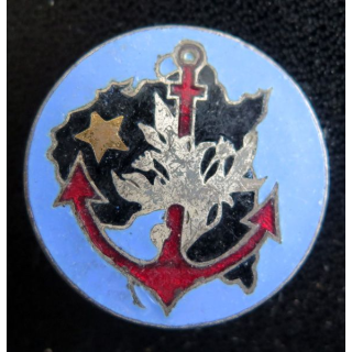 Insigne de l'intendance coloniale AOF de fabrication Arthus Bertrand paris en émail
