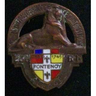 23° RI : 23° RÉGIMENT D'INFANTERIE ALSACE (D 468) ÉMAIL