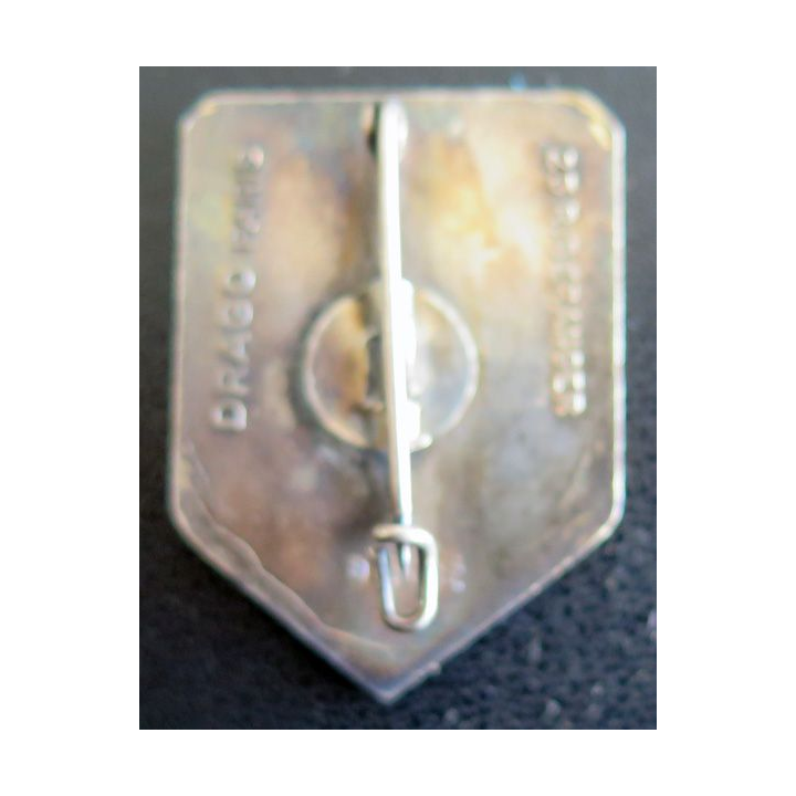 5° COA : insigne métallique de la 5° section des commis ouvriers d'administration de fabrication Drago rue Béranger en émail