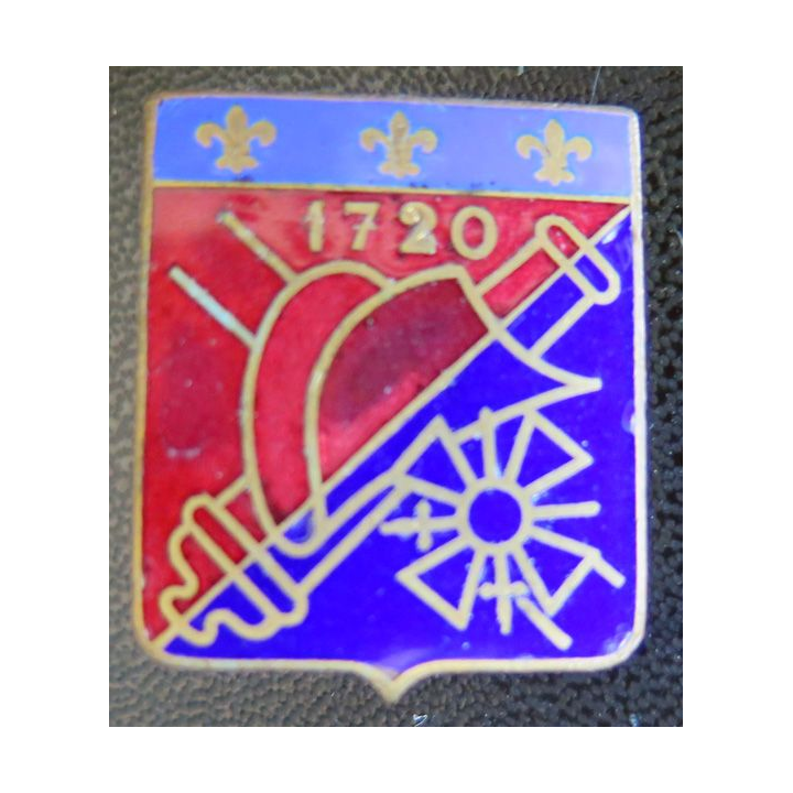 4° RA : 4° régiment d'artillerie 1720 ABPD Arthus Bertrand Paris Déposé en émail