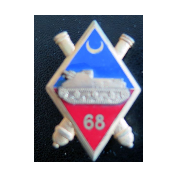 68° RA : 68° régiment d'artillerie fabrication Drago Olivier Métra H. 197 en émail