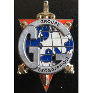GG : Groupe géographique de fabrication Delsart G.2739 relief