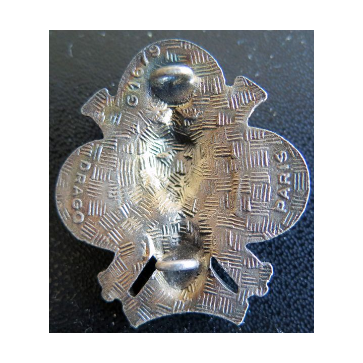 CI 61° RA 35° RI : Centre d’instruction 61° RA 35° régiment d'infanterie Drago Paris G. 1679 en émail